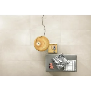 Nextone White Natural Rectified Porcelain Tile 24x48 gallery image 1