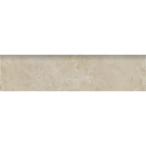 Pietra D'Assisi Beige 3x12 natural porcelain bullnose tile