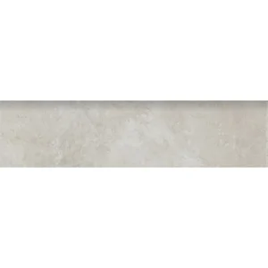 Pietra D'Assisi Bianco 3x12 natural porcelain bullnose tile