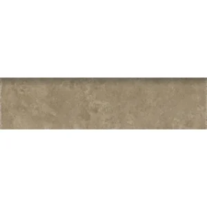 Pietra D'Assisi Noce 3x12 natural porcelain bullnose tile
