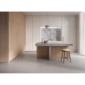 Soft Light Grey Natural Rectified Porcelain Tile 24x24 gallery image 1
