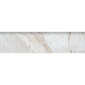 Utah Glacier 3x12 natural porcelain bullnose tile