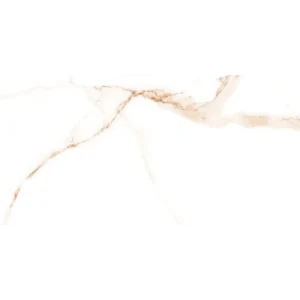 Alsacia 2.0 Gold polished 24x48 porcelain tile with a luminous gold surface