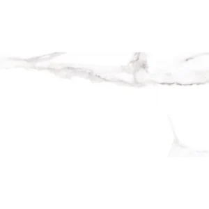 Alsacia Grey polished rectified 24x48 porcelain tile with a sleek grey reflective finish