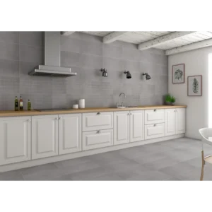 Baltimore Gris Natural Rectified Porcelain Tile 24x48 gallery image 1