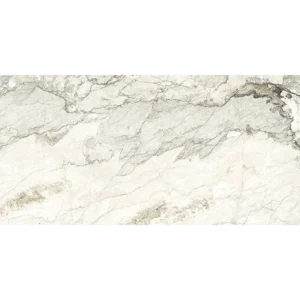 Breccia Lunare White Premium polished rectified 24x48 porcelain tile