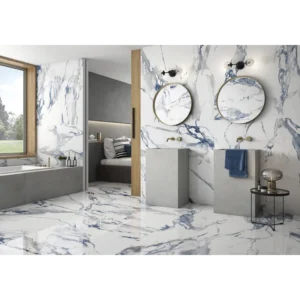 Crash Blue Natural Rectified Porcelain Tile 24x48 gallery image 1