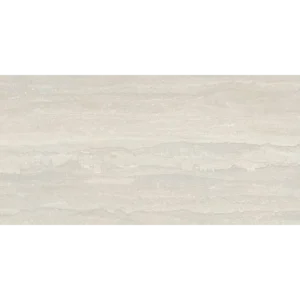 Intricate Dorset Bianco Veincut matte rectified 24x48 porcelain tile with a refined veined appearance