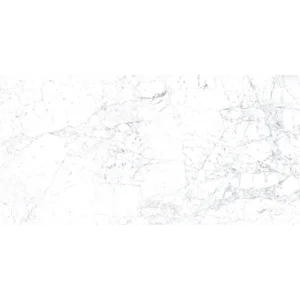 Kobe Statuarietto natural rectified 24x48 porcelain tile with a refined stone-inspired surface