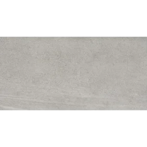 Nextone Grey natural rectified 24x48 porcelain tile with a grey finish