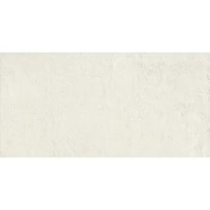 Soft White natural rectified 24x48 porcelain tile in a clean white finish