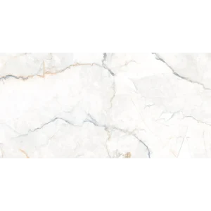 Statik Blend polished rectified porcelain tile in a 24x48 format with blended color variation