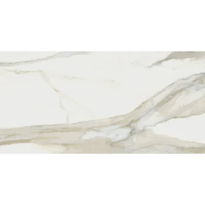 Stratus Oro polished rectified 24x48 porcelain tile with a refined Oro finish