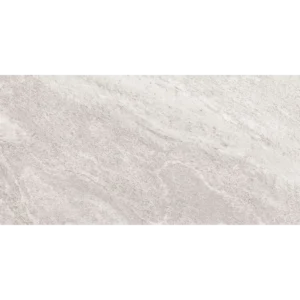 Waves Cloud natural rectified 24x48 porcelain tile in a soft Cloud color